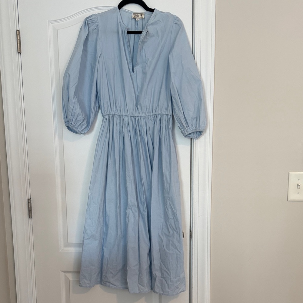 Mille blue midi dress